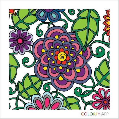 Pin by Cécile Pierre on colorfy Colorful art Fractal art Coloring