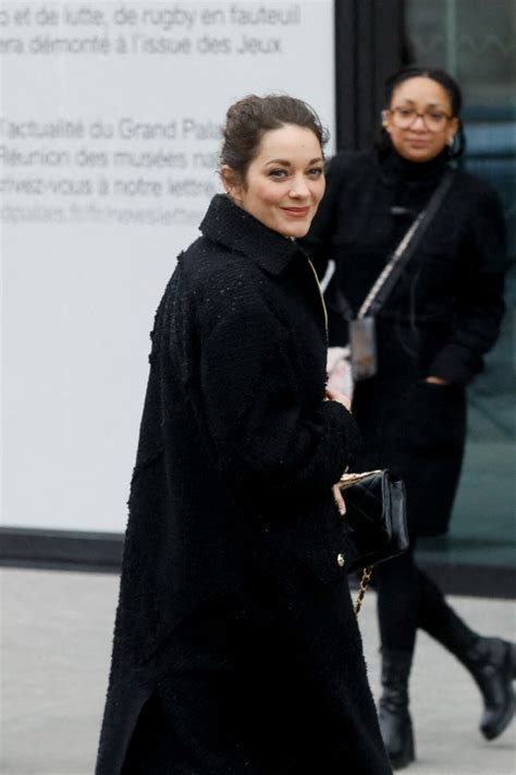 Photo Marion Cotillard Arriv Es Au D Fil Chanel Haute Couture