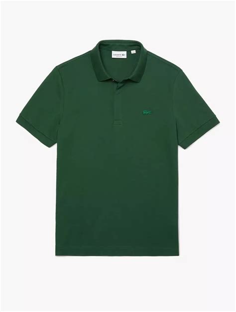 Jual Lacoste Mens Lacoste Paris Polo Shirt Regular Fit Stretch Cotton