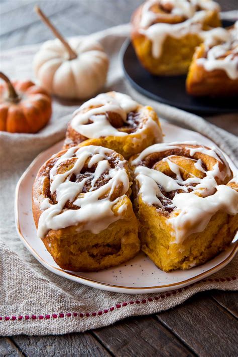 Pumpkin Cinnamon Rolls Sallys Baking Addiction