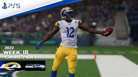 Los Angeles Rams Vs Seattle Seahawks Week Gameplay Youtube