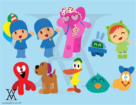 Pocoyo Cartoon Characters