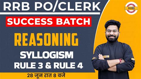 Rrb Po Clerk Reasoning Classes Syllogism Reasoning Rules For Rrb