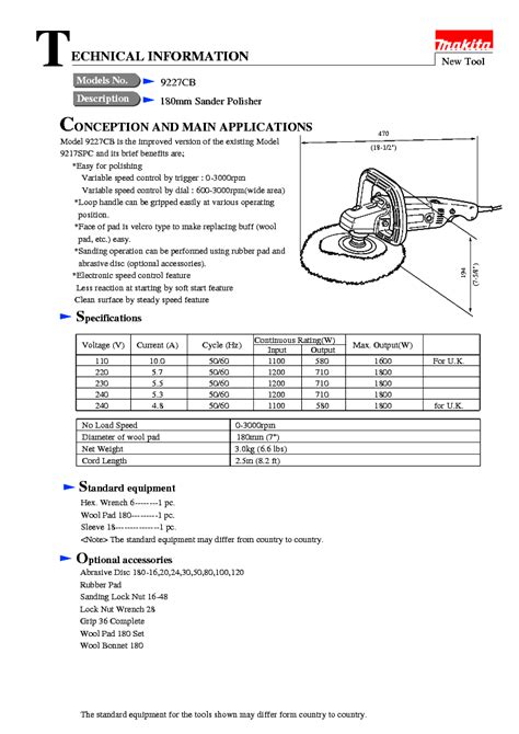 MAKITA 9227CB-TE Service Manual download, schematics, eeprom, repair ...