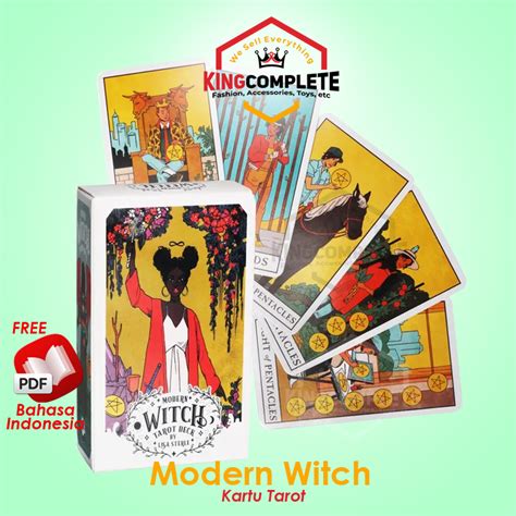 Jual Kartu Tarot Modern Witch Tarot Ramalan Deck Shopee Indonesia