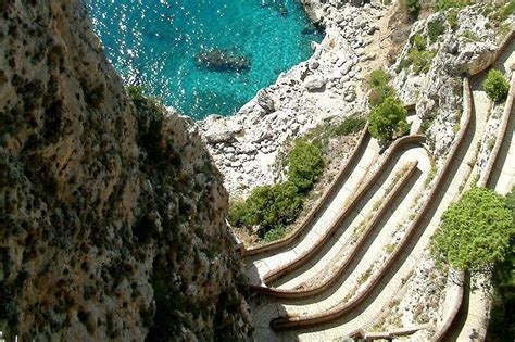 Capri Dopo Anni Riapre La Bellissima Via Krupp Strada Tutta Curve