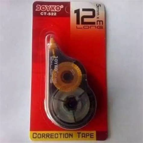 Jual Tipex Kertas 12 Meter Correction Tape Joyko CT 522 Tip Ex