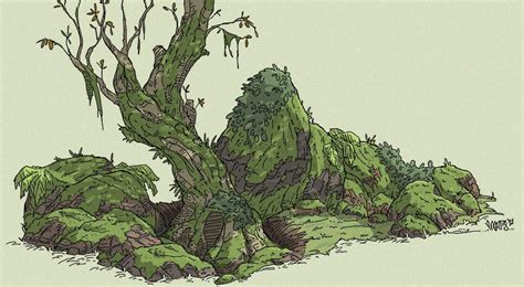 Mossy Environment : r/ImaginaryLandscapes