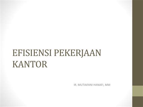 Ppt Administrasi Perkantoran Pdf