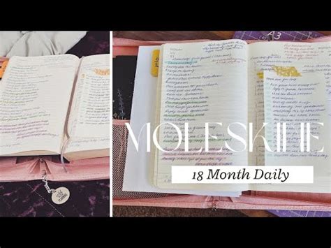 Moleskine Month Daily Official Setup Flip Through Functional