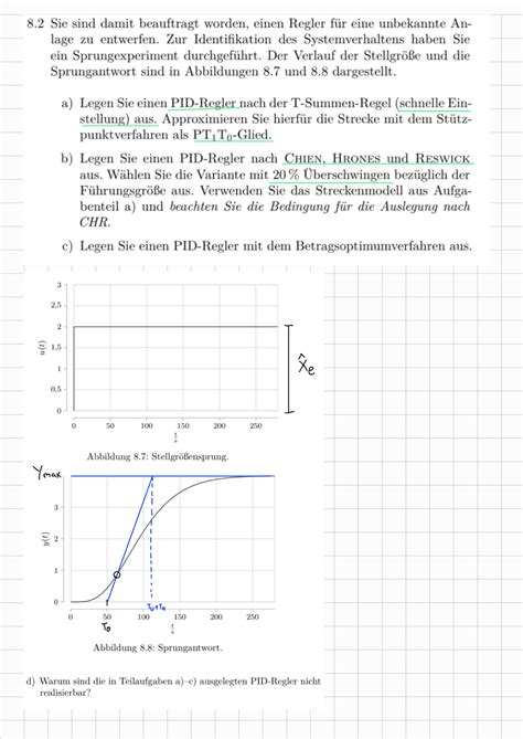 Tutorium B W Grundlagen Der Mess Und Regelungstechnik Studocu