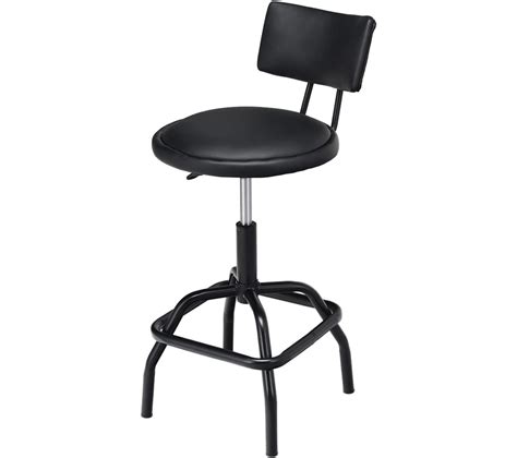 Tabouret De Bar En Cuir Chaise De Bar Avec Dossier Rembourr Cm