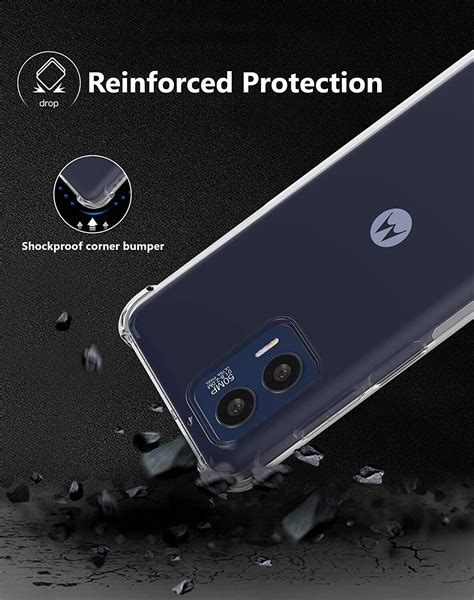 For Moto G735gg13e13 5g Case Clear Silicone Slim Shockproof Gel Phone Cover Ebay