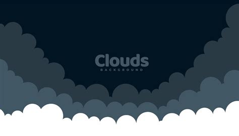 Free Vector | Flat style clouds background design