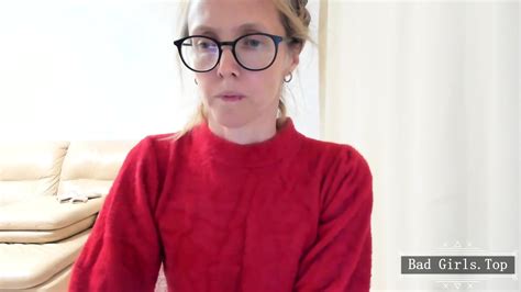 Hot Skinny Small Tits Blonde Milf In Red Dress