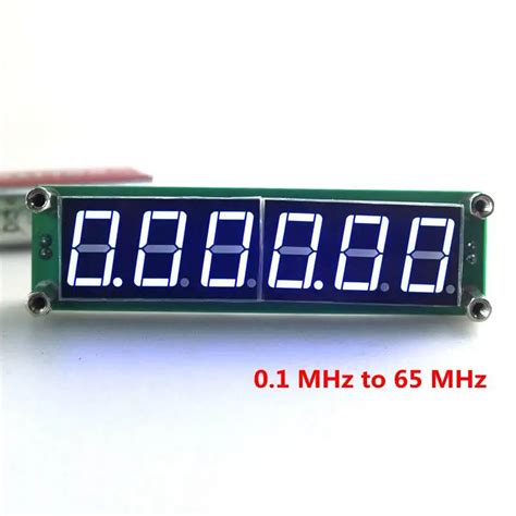 Pcs Dc V V Blue Led Digital Frequency Counter Cymometer Mhz To