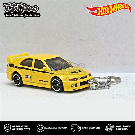 Jual GANTUNGAN KUNCI HOT WHEELS 2024 MITSUBISHI LANCER EVOLUTION VI KEYRING KEYCHAIN