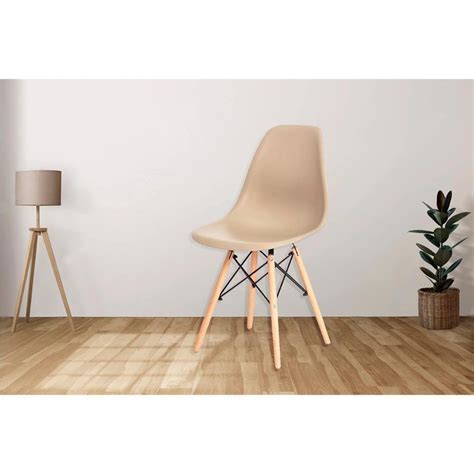 Cadeira Charles Eames Eiffel Nude MadeiraMadeira