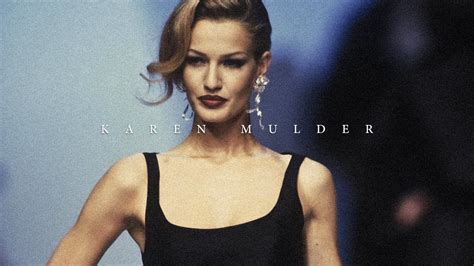 Karen Mulder Femme Fatale Catwalk Youtube