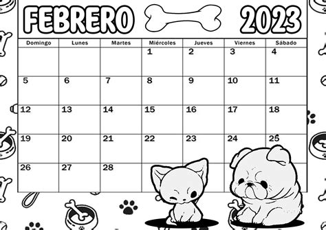 Febrero 2023 Para Imprimir Dibujando Con Vani