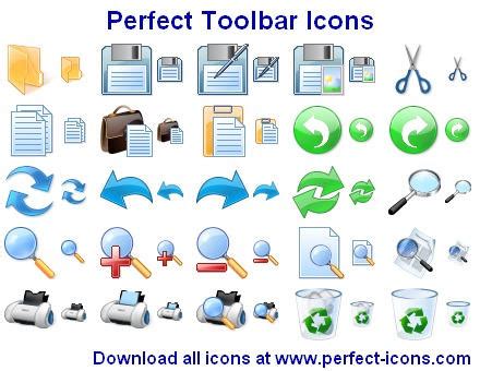 Perfect Toolbar Icons by Iconoman on DeviantArt