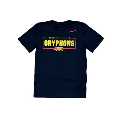 University Of Guelph Bookstore BLACK GRYPHONS NIKE DRI FIT LEGEND 2 0