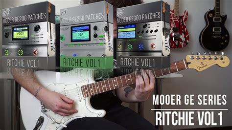 Mooer GE200 GE250 GE300 GE1000 Patches Ritchie Vol1 Deep