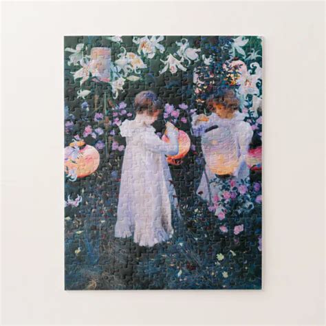 John Singer Sargent Carnation Lily Lily Rose Jigsaw Puzzle Zazzle