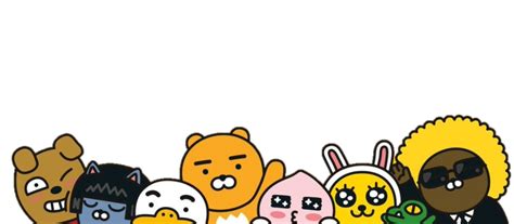 Kakaotalk Kakao Friends Message Sticker Emoticon Transparent Png Images