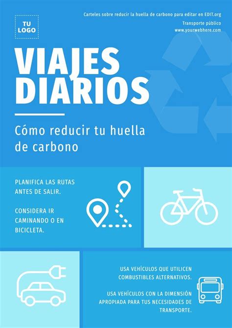 Dise A Un Cartel De Movilidad Sostenible Gratis Online