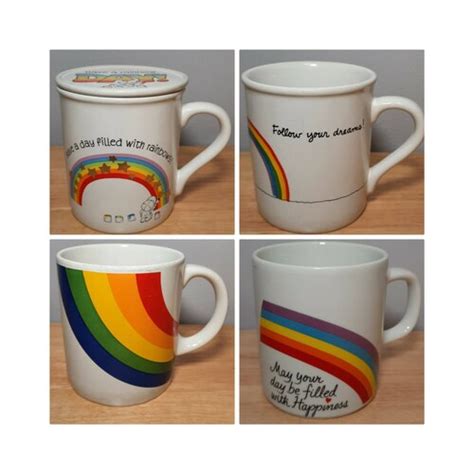 Vintage Rainbow Coffee Mugs - Etsy