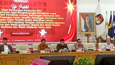 Kpu Gelar Uji Publik Tiga Rancangan Pkpu Foto Ainul Ghurri Keadilan Id