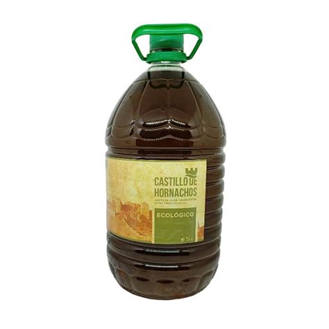 Comprar ACEITE OLIVA VIRGEN EXTRA CASTILLO DE HORNACHOS ECOLÓGICO 5 L