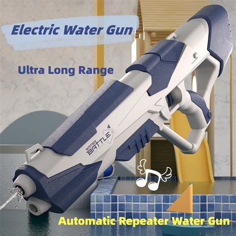 Электрический водяной пистолет автоматический Glock Squirt игрушечные ...