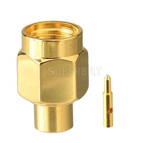 Sma Male Solder Connector For Rg Semi Rigid Cable