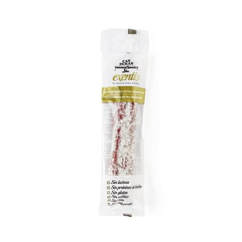 Longaniza Extra Can Duran Exentis Sin Gluten Y Sin Lactosa 280 G