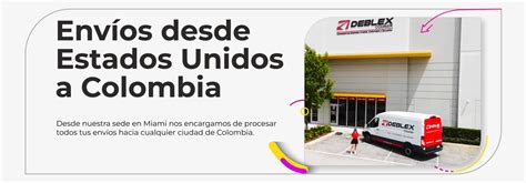 Envíos desde Estados Unidos a Colombia - Deblex Colombia 
