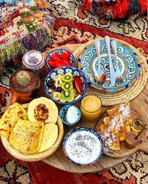 Desayuno Marroqu Food Moroccan Breakfast Moroccan Food