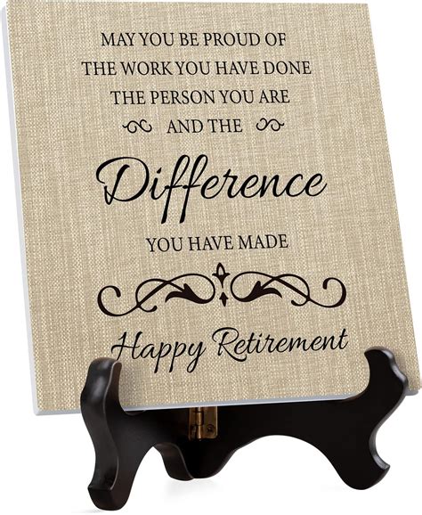 Retirement Gifts For Women Men Acrylic Plaque Retirement Gifts