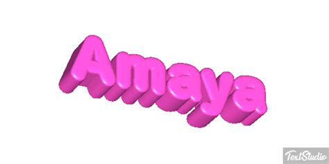 Amaya Nombre Diseños De Logotipos  Animados