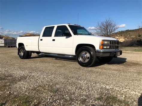 1993 Chevy 3500 Dually Crewcab Pickup Classic Chevrolet Silverado