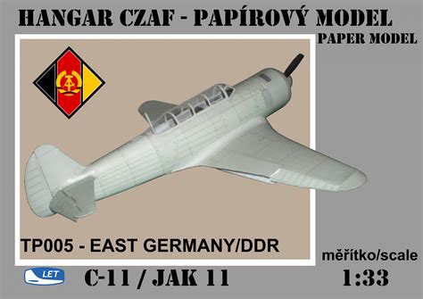 1/33 Jak-11/C-11 East Germany - EcardModels