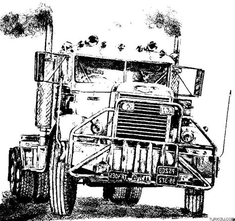 Monster Truck Coloring Page Turkau