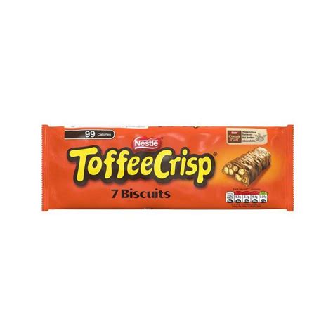 Toffee Crisp Milk Chocolate Biscuit Bar The Factory Outlet