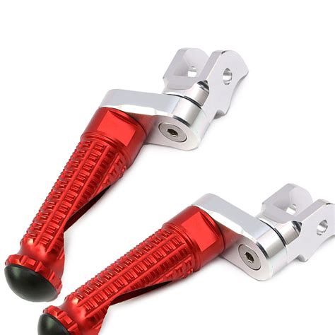 Red 25mm Adjustable Front Foot Pegs MPRO For VFR1200F 10 11 12 13 14 15