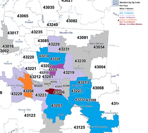 Cincinnati Ohio Zip Code Map – Map VectorCampus Map