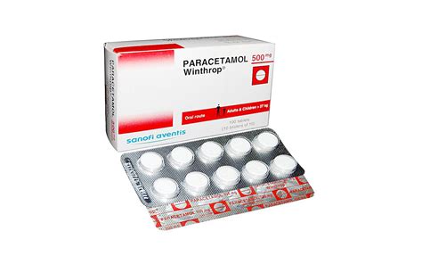 Thuốc Paracetamol 500mg Winthrop Điều Trị Giảm Đau Hạ Sốt Hộp 10 Vỉ X