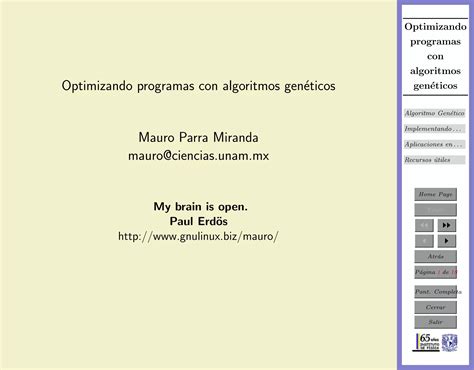 Optimizando Programas Con Algoritmos Geneticos Ppt