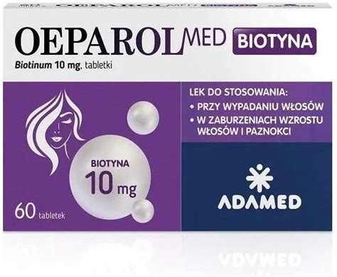 Adamed Oeparolmed Biotyna Mg Tabl Opinie Cena Na Ceneo Pl