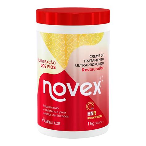 Creme Novex Reconstrução - Creme Cicatrização dos Fios Novex 1kg Reconstrução | Shopee Brasil